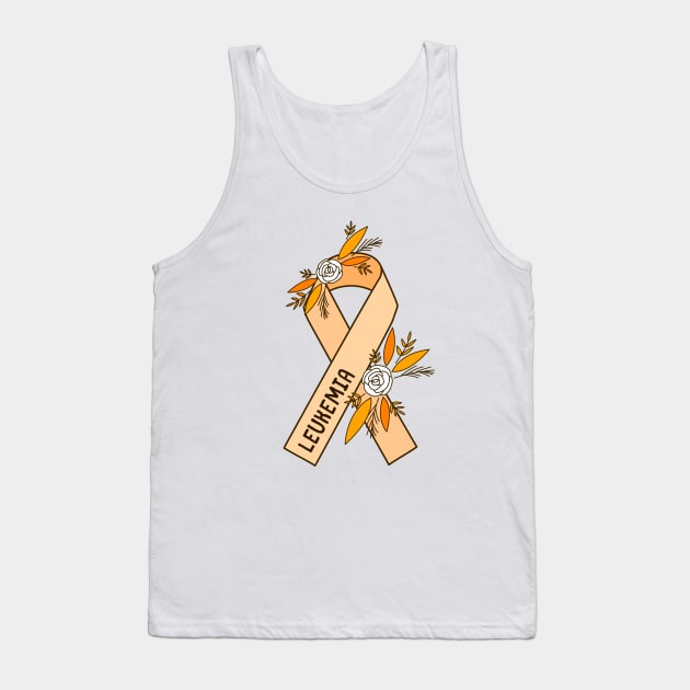 Leukemia Awareness Tank Top by Sloth Station